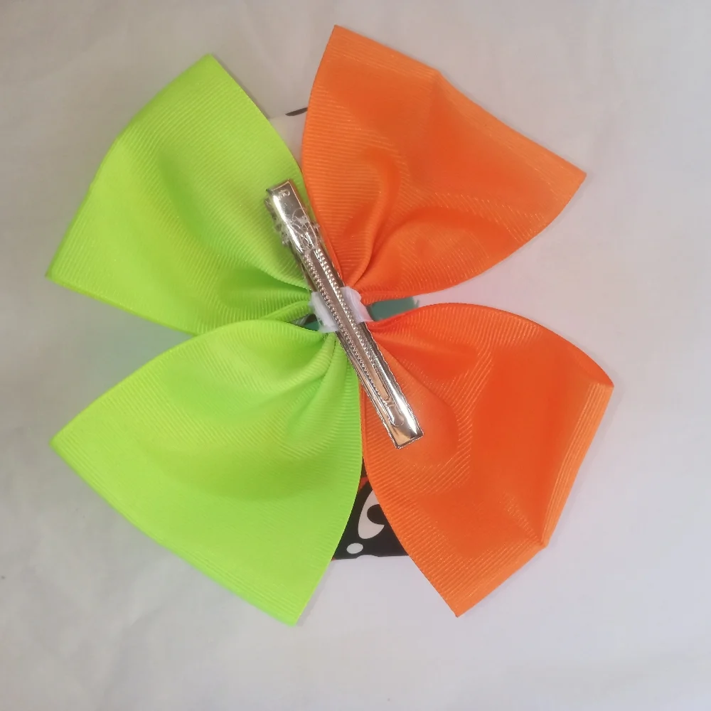 Halloween girls bow handmade ( box Home )